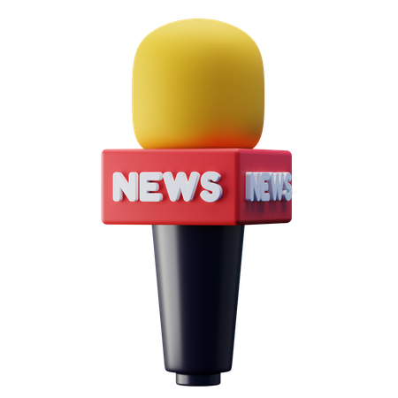 Presione el micrófono  3D Icon