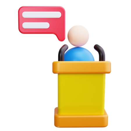 記者会見  3D Icon