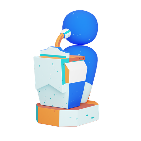 Press conference  3D Icon