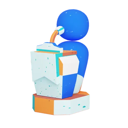 Press conference  3D Icon