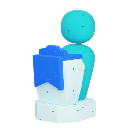 Press conference  3D Icon