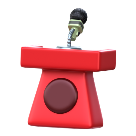 Press Conference  3D Icon