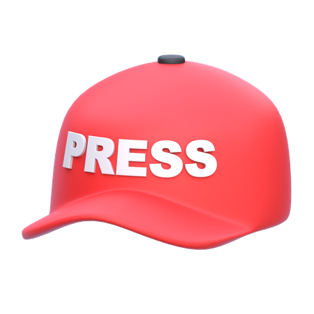 Press Hat  3D Icon