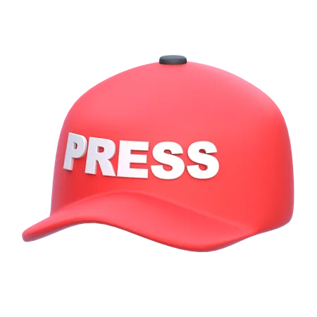 Press Hat  3D Icon