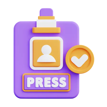 Press Id  3D Icon