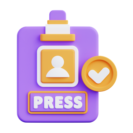 Press Id  3D Icon