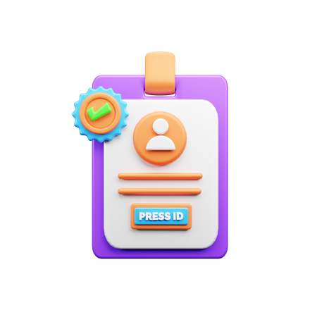 Press Id  3D Icon