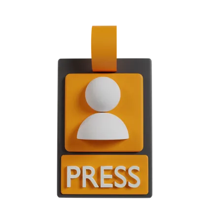 Press Media Candidate  3D Icon