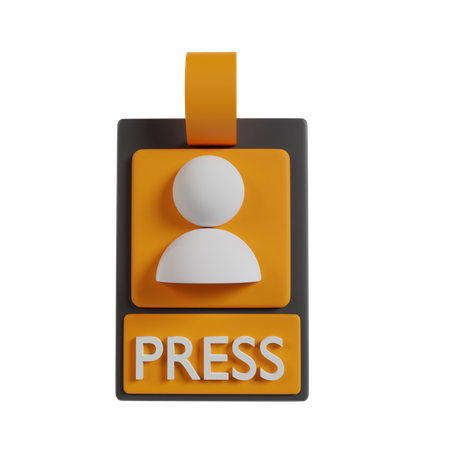 Press Media Candidate  3D Icon