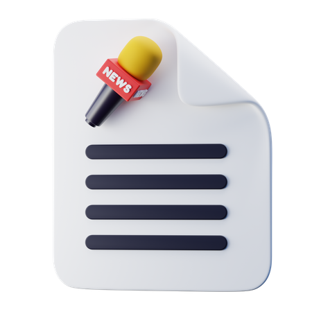 Press Release  3D Icon