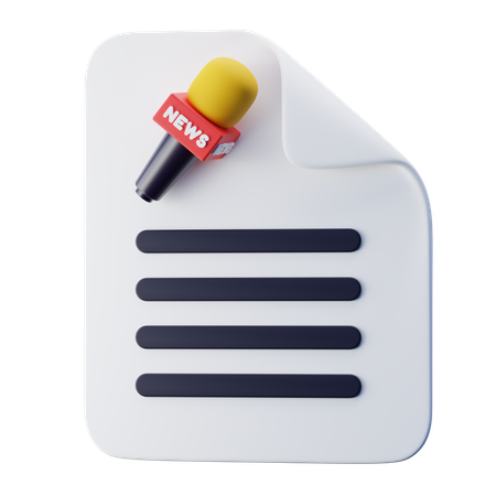 Press Release  3D Icon