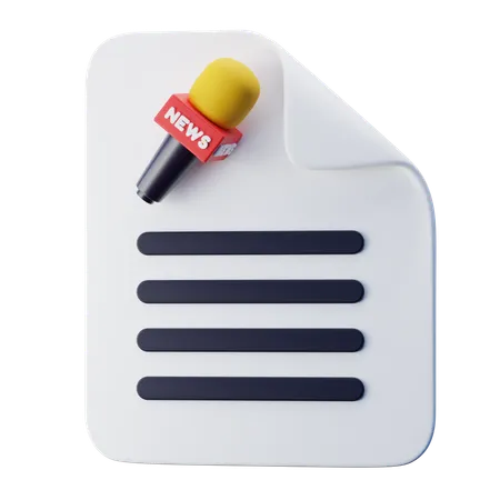 Press Release  3D Icon