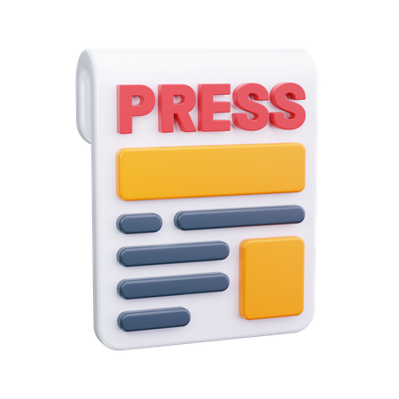 Press Releases  3D Icon