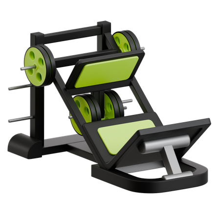 Machine de presse à jambes de fitness  3D Icon