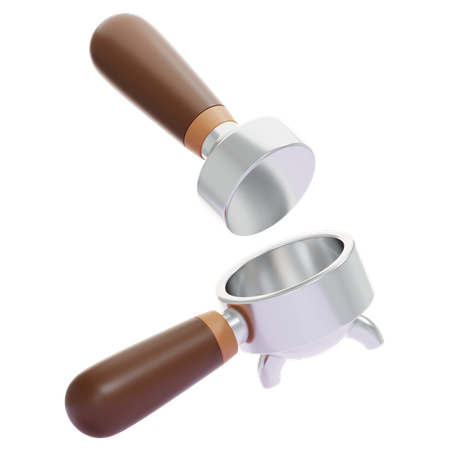 Presse à expresso  3D Icon