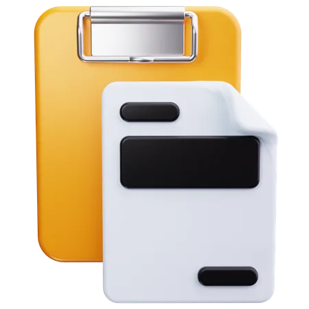 Presse-papiers  3D Icon