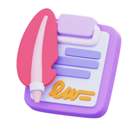 Presse-papiers  3D Icon