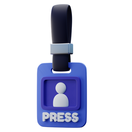 Presseausweis  3D Icon