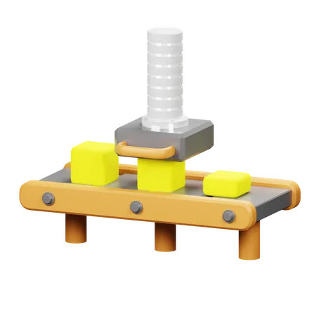 Pressing Machine  3D Icon