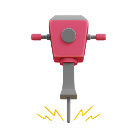 Presslufthammer  3D Icon