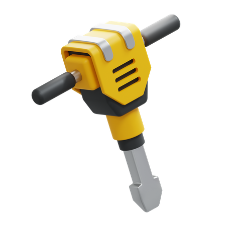 Presslufthammer  3D Icon