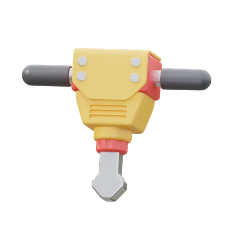 Presslufthammer  3D Icon