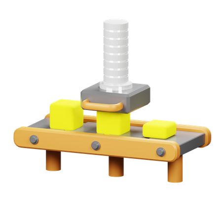 Pressmaschine  3D Icon