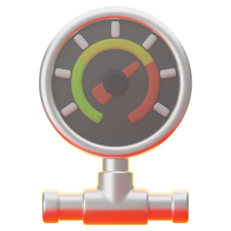 PRESSURE GAUGE  3D Icon