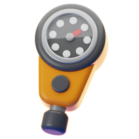 Pressure Gauge  3D Icon