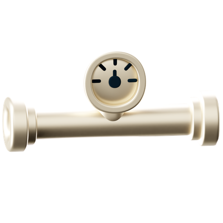 Pressure Gauge  3D Icon