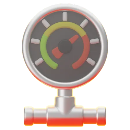 PRESSURE GAUGE  3D Icon