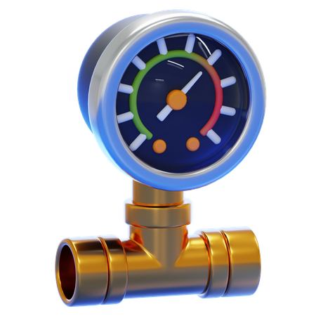 PRESSURE METER  3D Icon