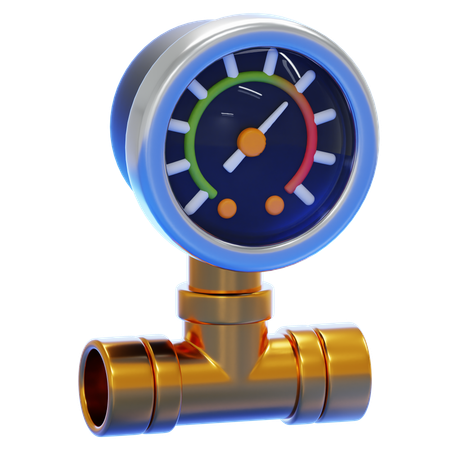 PRESSURE METER  3D Icon