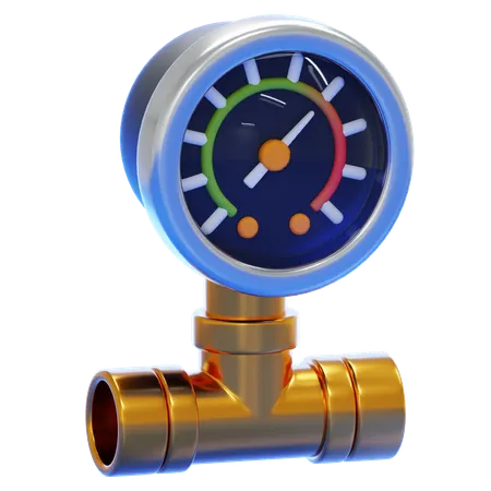PRESSURE METER  3D Icon