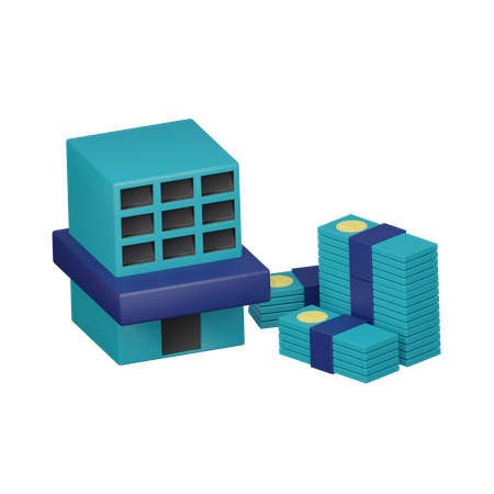 Préstamo bancario  3D Icon