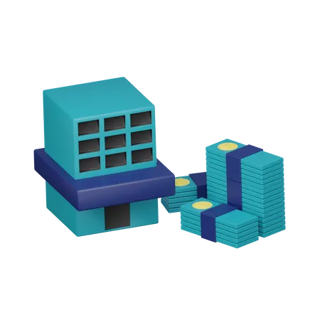 Préstamo bancario  3D Icon