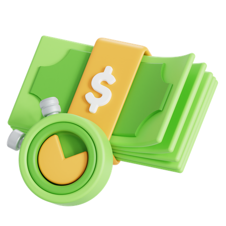 Préstamo de dinero  3D Icon