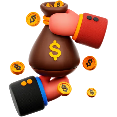 Préstamo de dinero  3D Icon