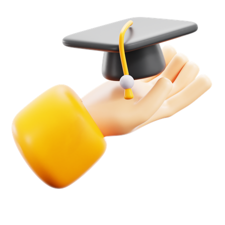 Préstamo de graduación  3D Icon