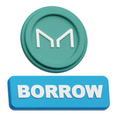 Préstamo de monedas del fabricante  3D Icon