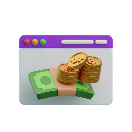 Presupuesto financiero  3D Icon