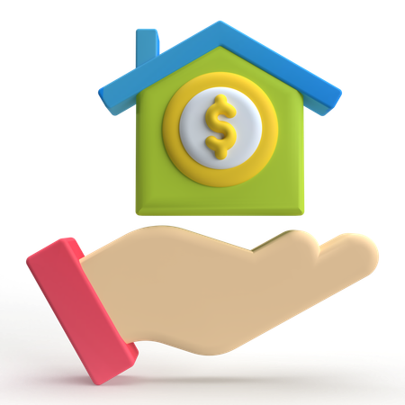 Prêt immobilier  3D Icon