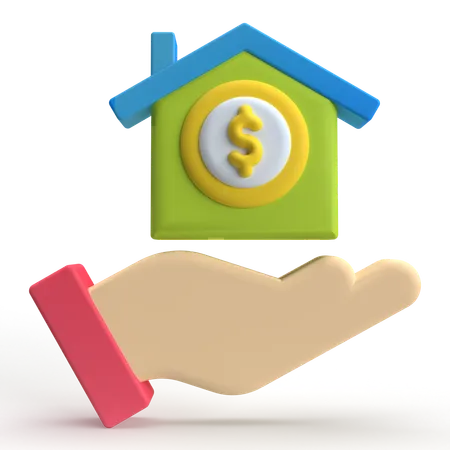 Prêt immobilier  3D Icon