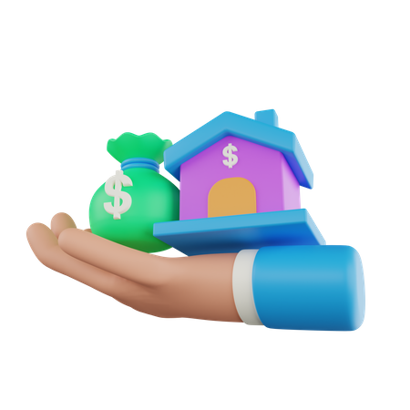 Prêt immobilier  3D Icon