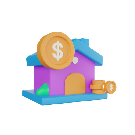 Prêt immobilier  3D Icon