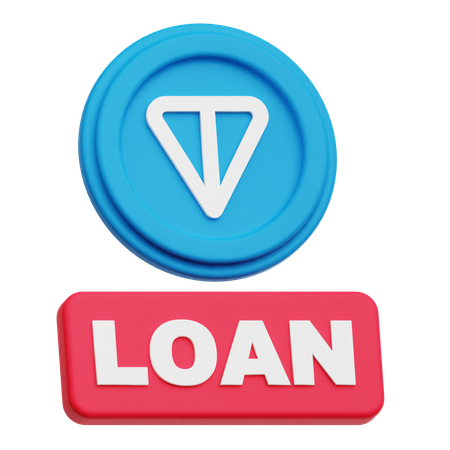 Prêt toncoin  3D Icon
