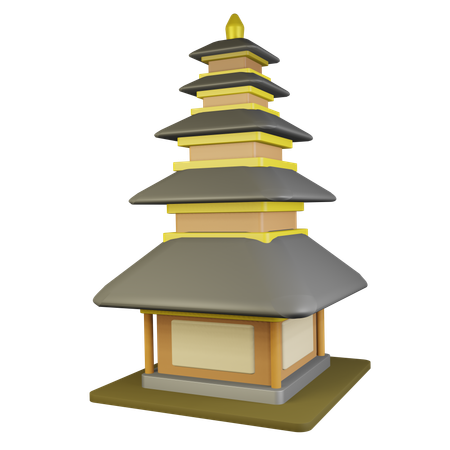 Templo de ulun  3D Icon