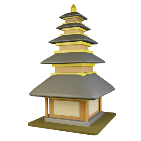 Templo de ulun  3D Icon