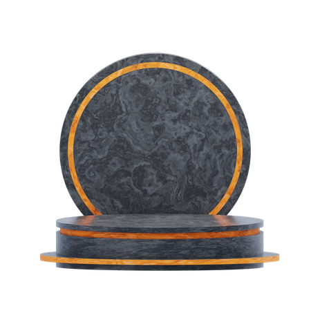 Estética do pódio preto  3D Icon