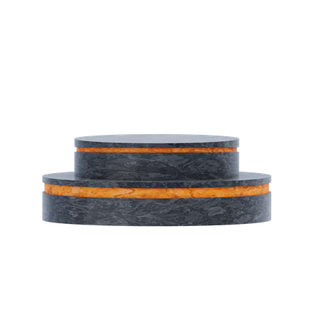 Estética do pódio preto  3D Icon